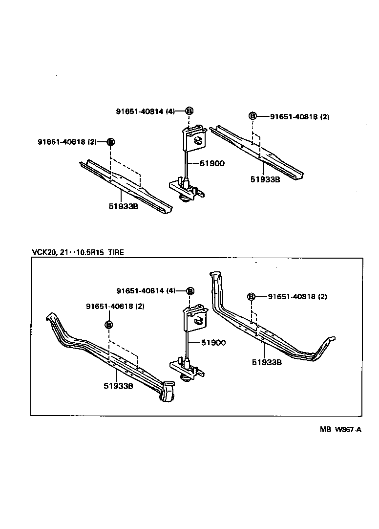  T100 |  SPARE WHEEL CARRIER