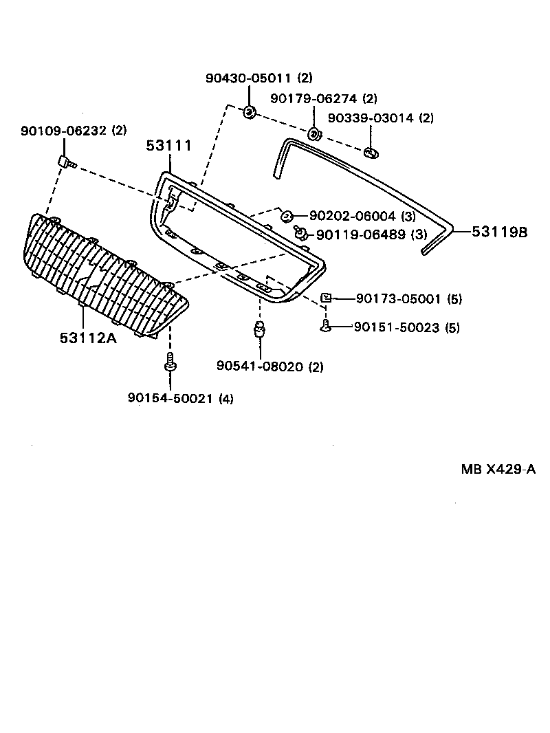  GS300 |  RADIATOR GRILLE