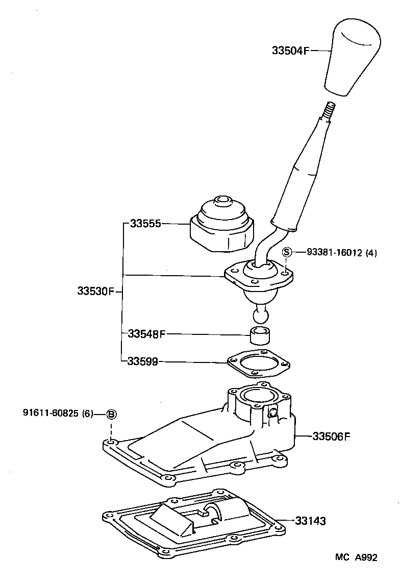  CRESSIDA |  SHIFT LEVER RETAINER