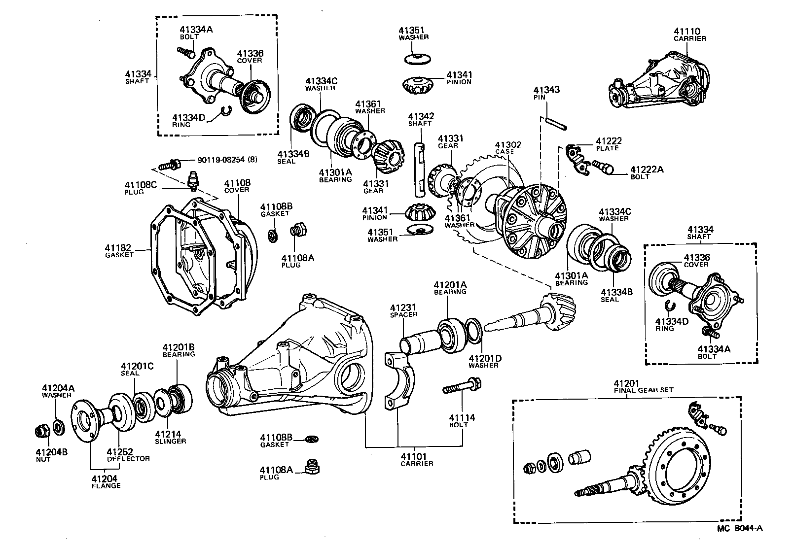  CRESSIDA |  REAR AXLE HOUSING DIFFERENTIAL