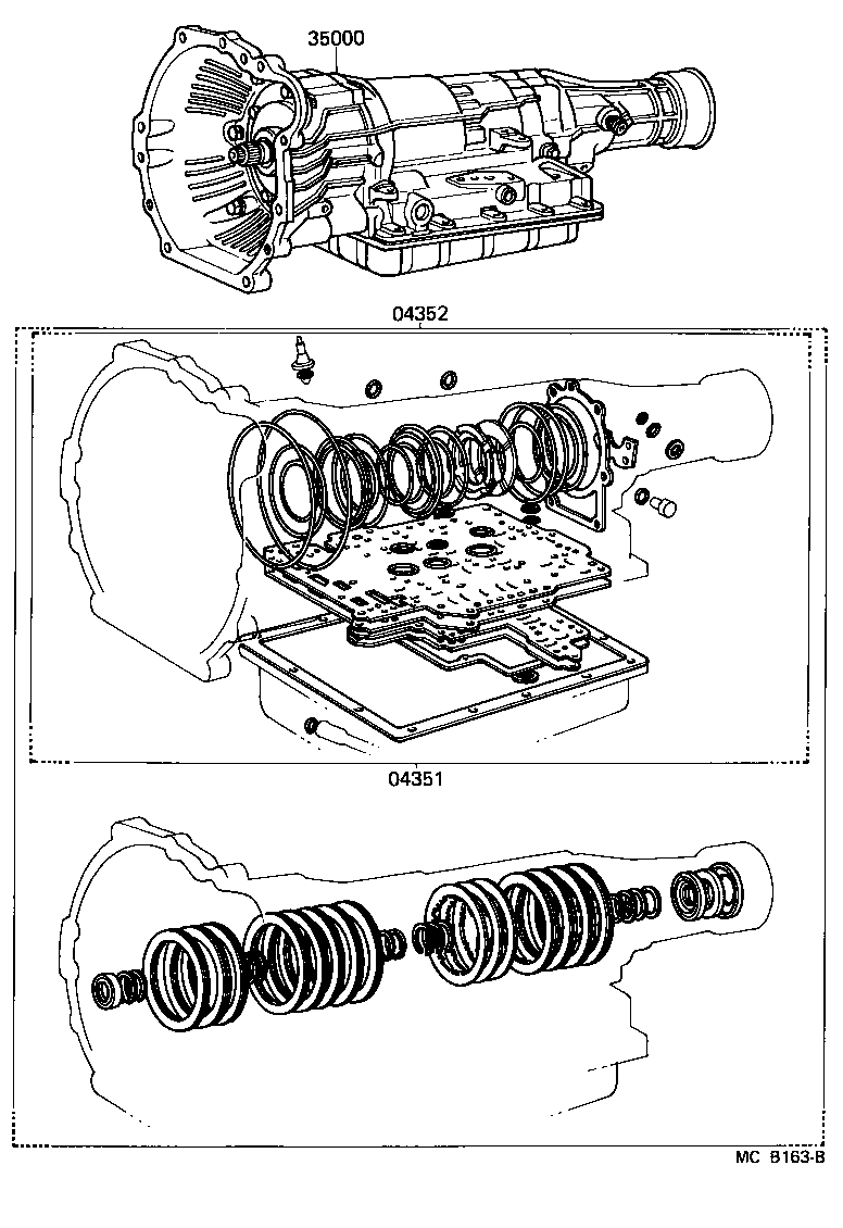  CRESSIDA |  TRANSAXLE OR TRANSMISSION ASSY GASKET KIT ATM