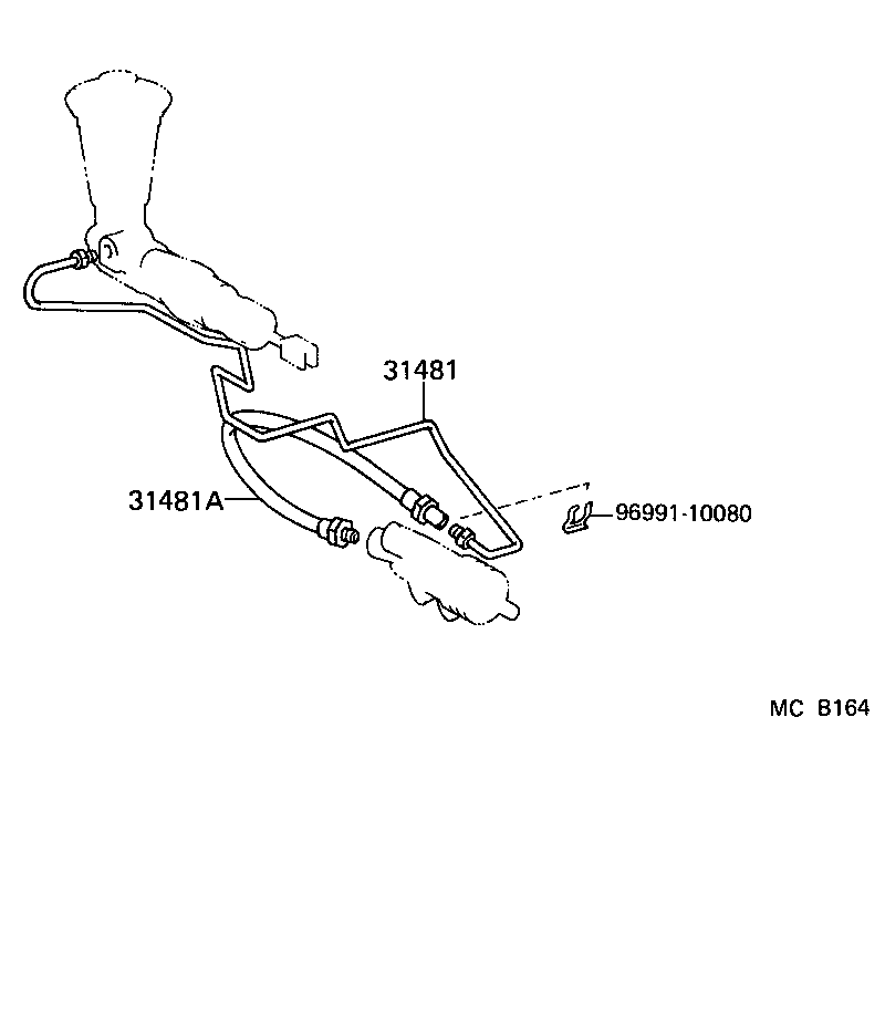  CRESSIDA |  CLUTCH PEDAL FLEXIBLE HOSE