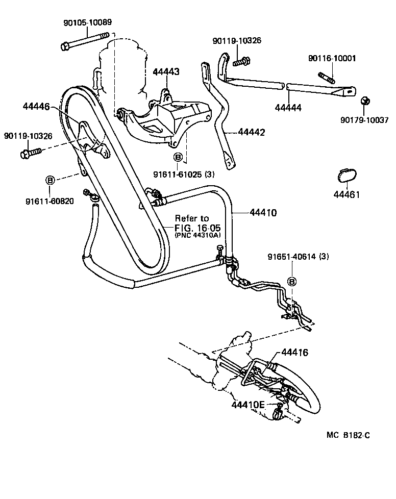  CRESSIDA |  POWER STEERING TUBE