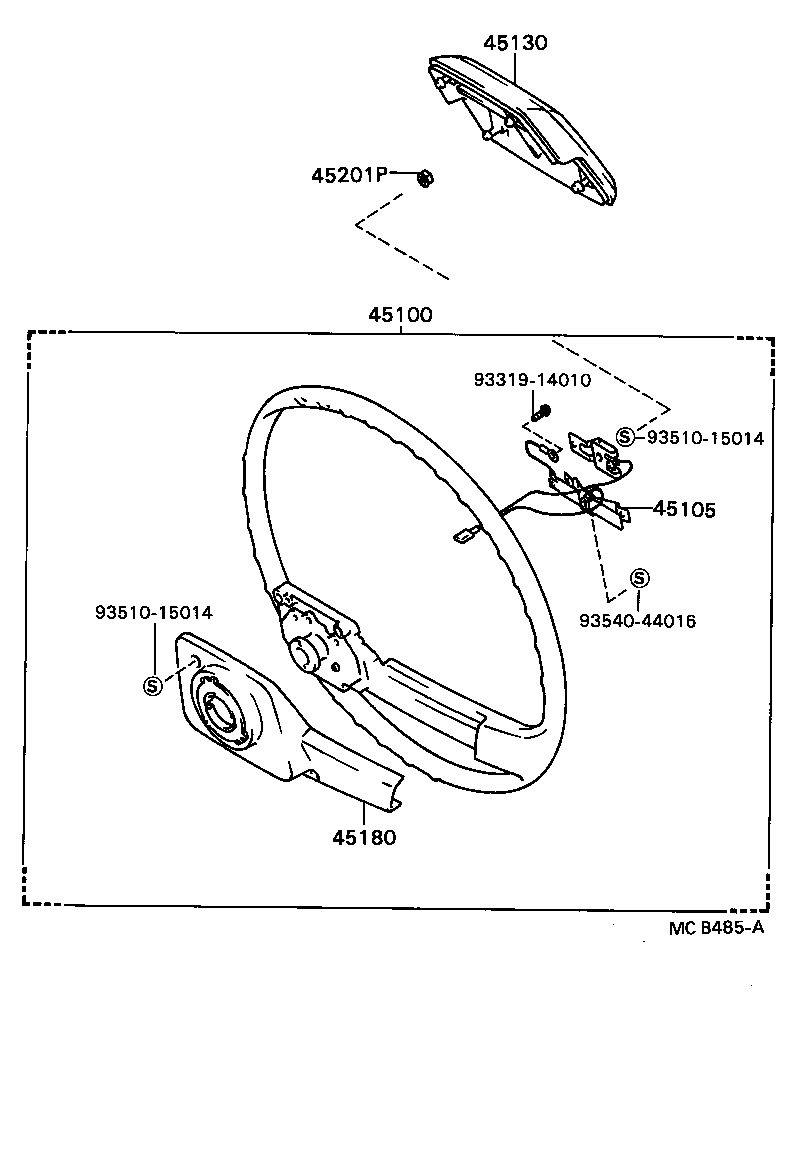  TERCEL |  STEERING WHEEL