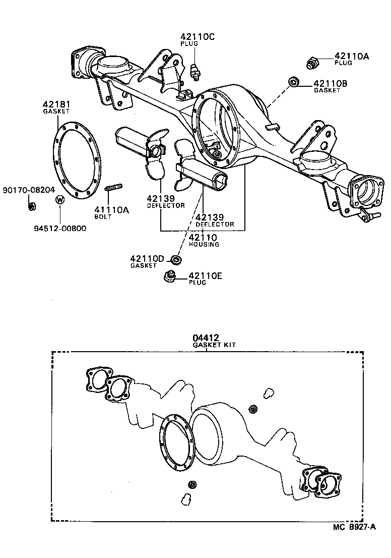  CRESSIDA |  REAR AXLE HOUSING DIFFERENTIAL