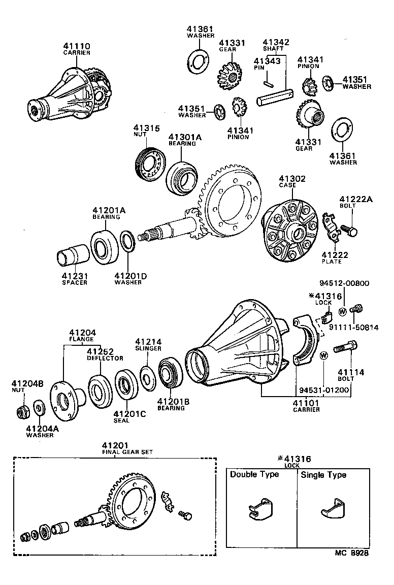  CRESSIDA |  REAR AXLE HOUSING DIFFERENTIAL