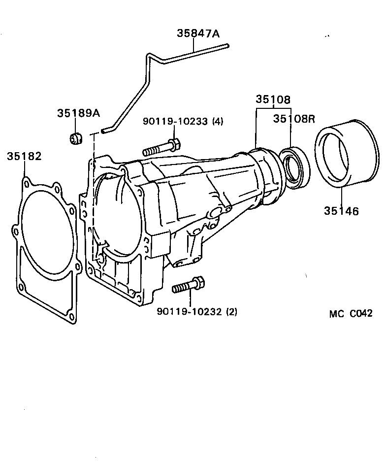  4 RUNNER TRUCK |  EXTENSION HOUSING ATM