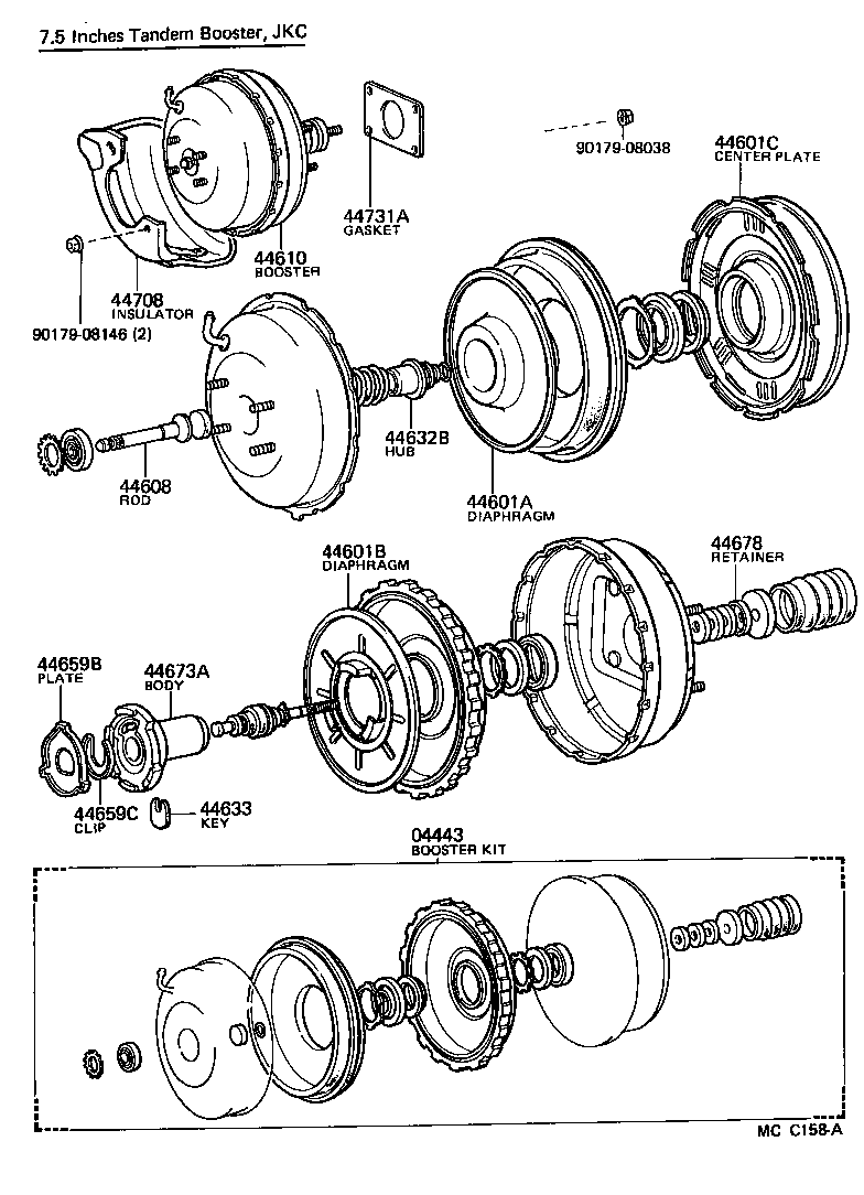  4 RUNNER TRUCK |  BRAKE BOOSTER VACUUM TUBE