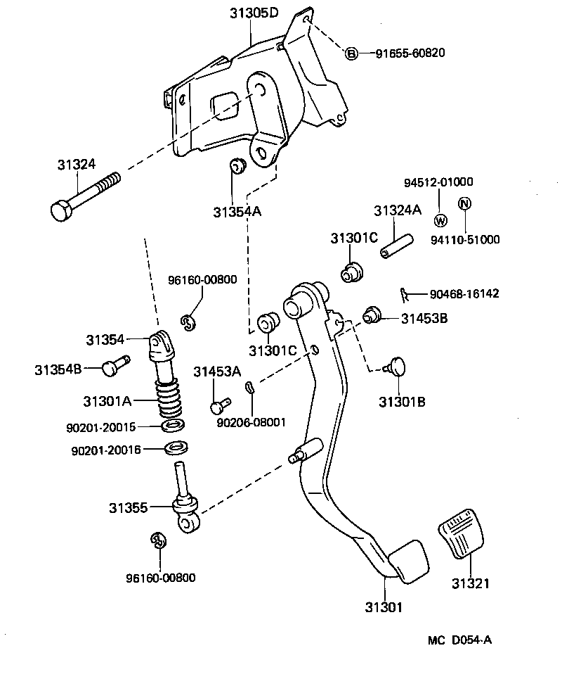  SUPRA |  CLUTCH PEDAL FLEXIBLE HOSE