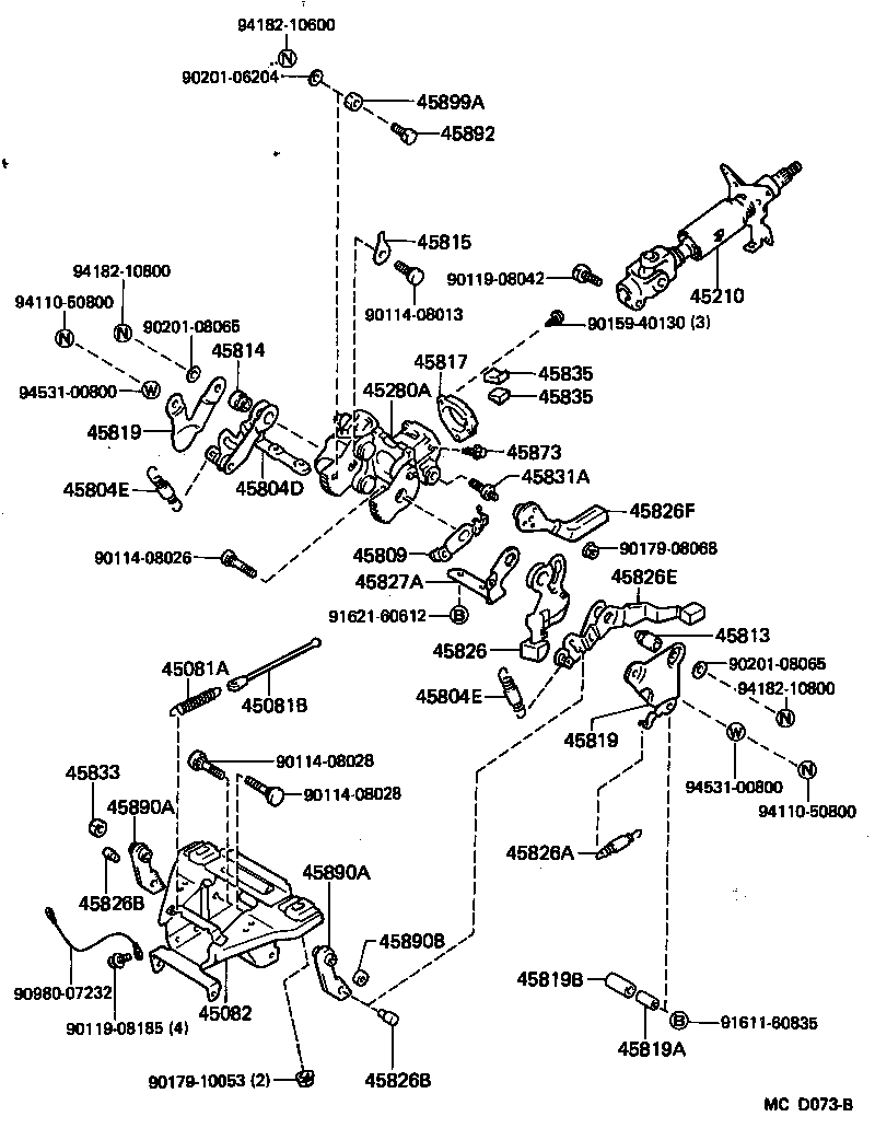  SUPRA |  STEERING COLUMN SHAFT