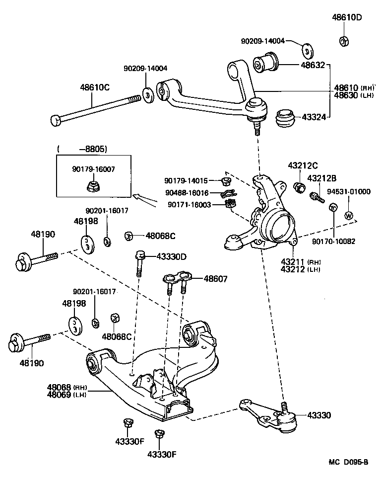  SUPRA |  FRONT AXLE ARM STEERING KNUCKLE