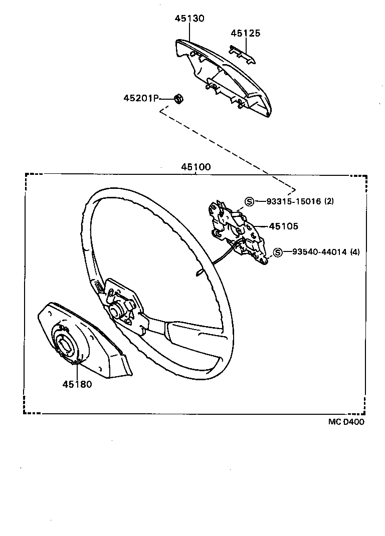  TERCEL |  STEERING WHEEL