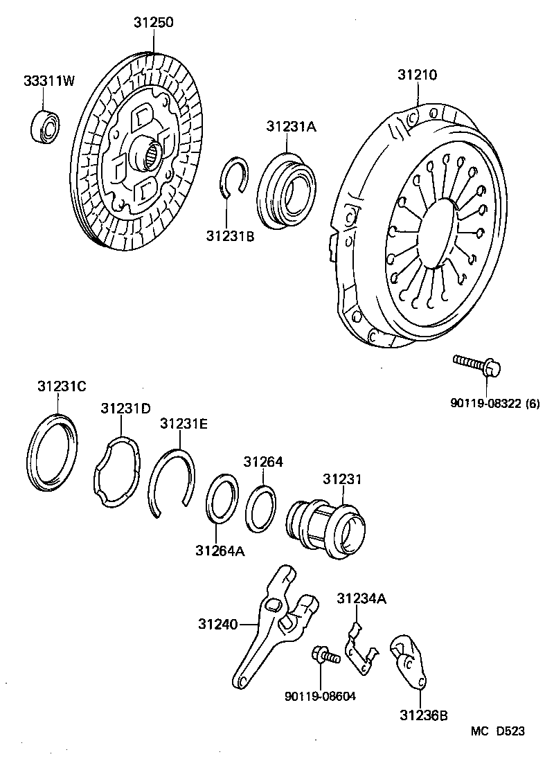  SUPRA |  CLUTCH RELEASE FORK