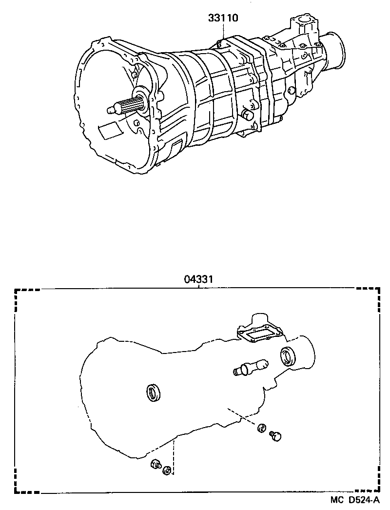  SUPRA |  TRANSAXLE OR TRANSMISSION ASSY GASKET KIT MTM