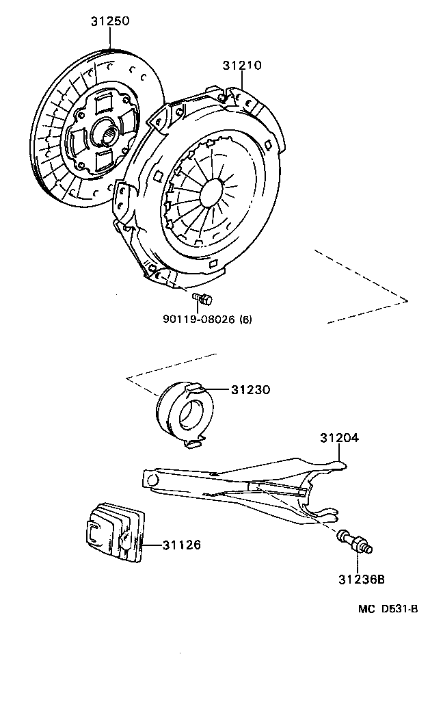  CAMRY |  CLUTCH RELEASE FORK