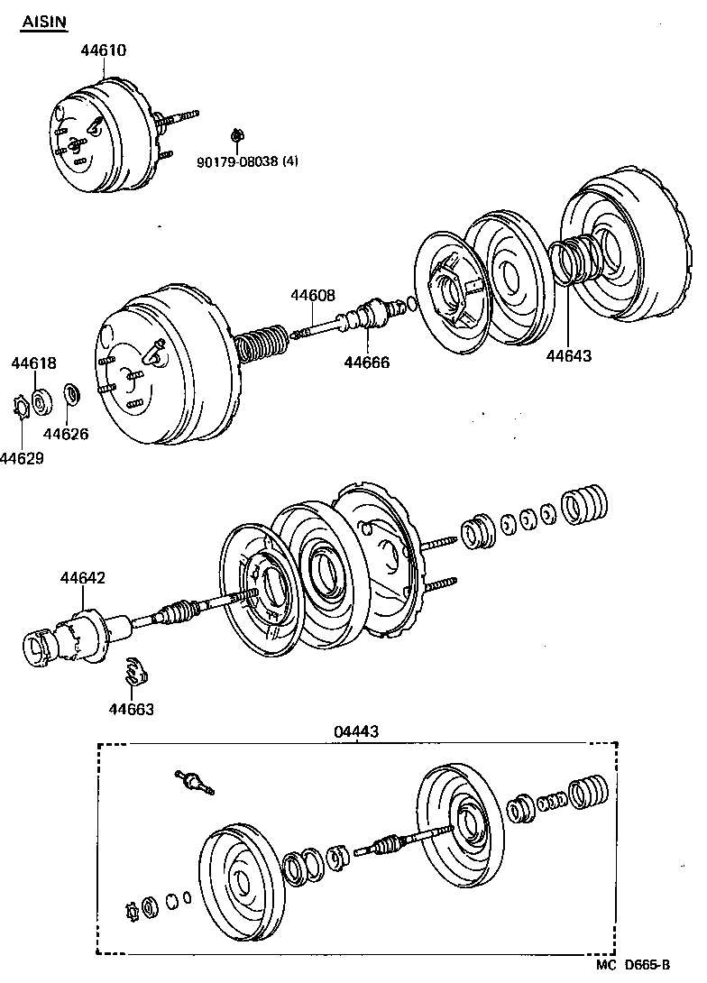  MR2 |  BRAKE BOOSTER VACUUM TUBE