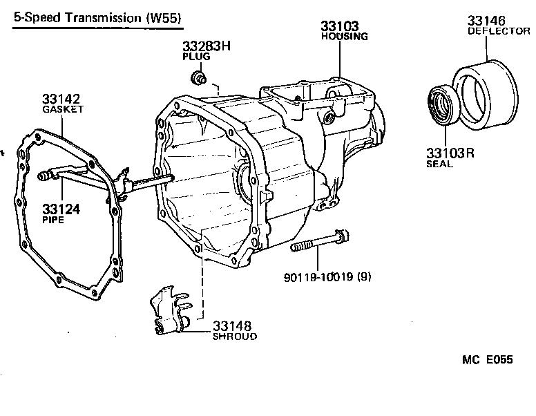  SUPRA |  EXTENSION HOUSING MTM