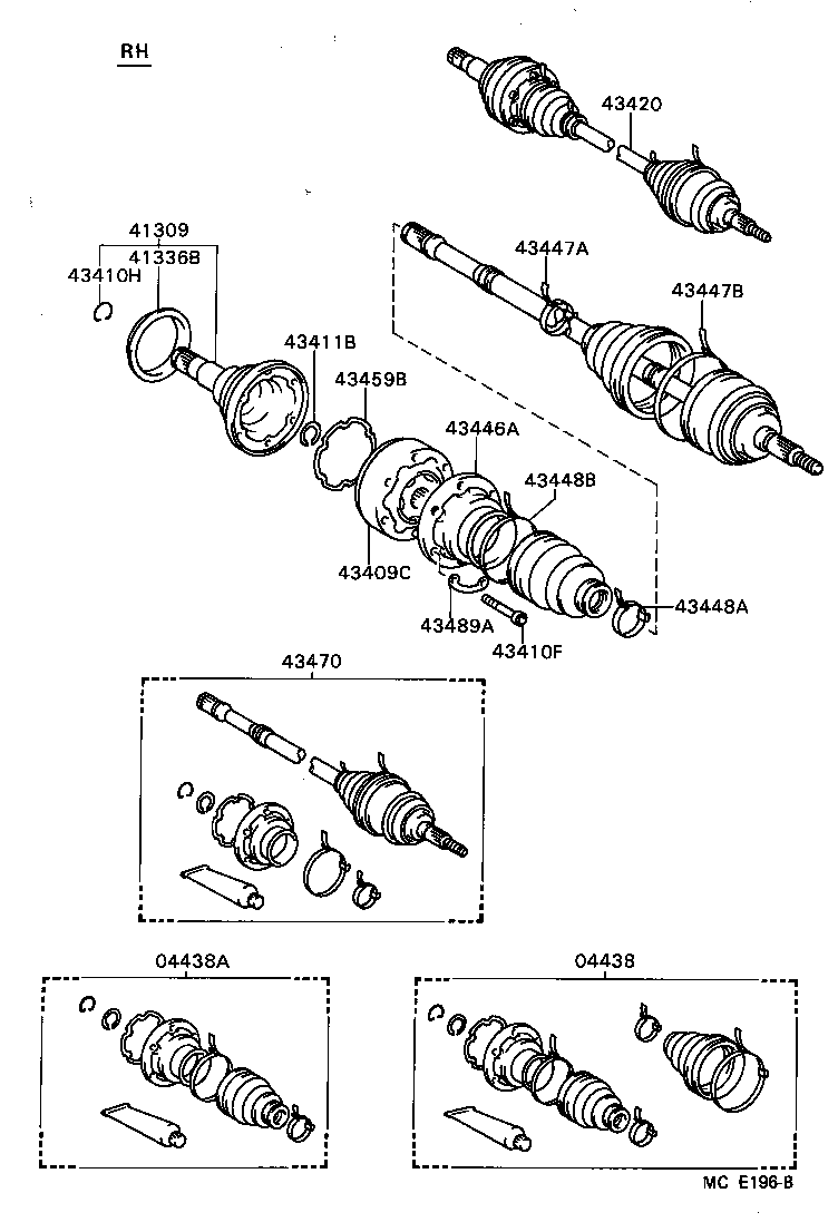  CAMRY |  FRONT DRIVE SHAFT