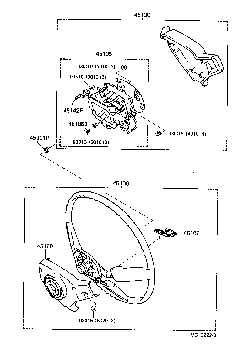  TERCEL |  STEERING WHEEL