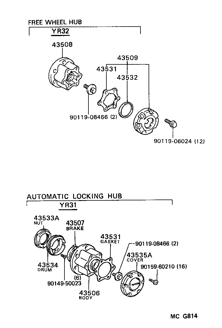  VAN |  FRONT AXLE HUB