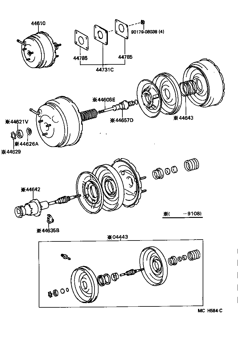  LS400 |  BRAKE BOOSTER VACUUM TUBE