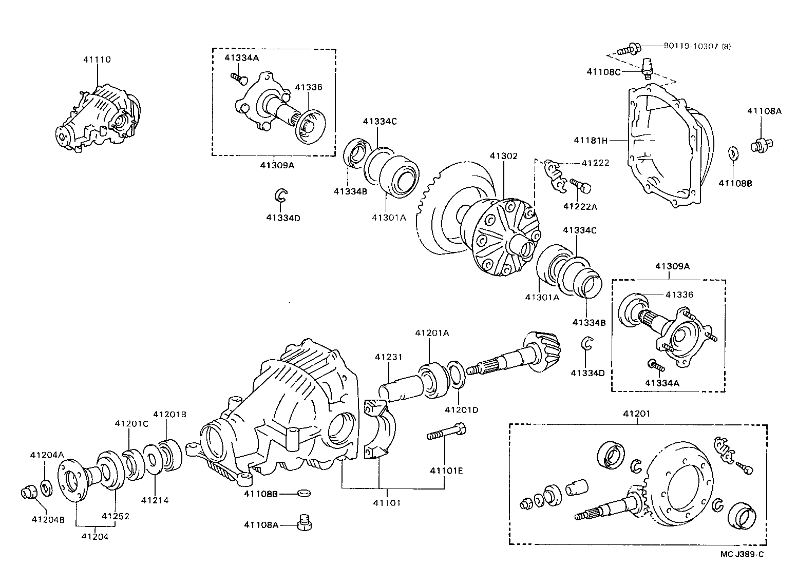  CELICA |  REAR AXLE HOUSING DIFFERENTIAL