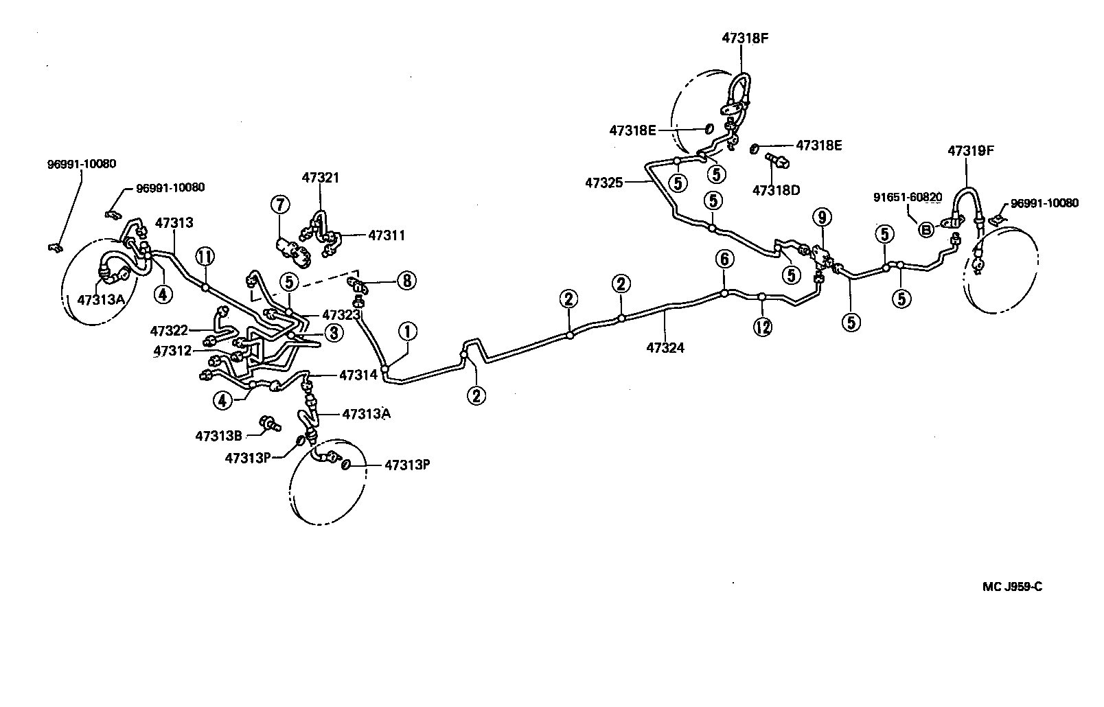  MR2 |  BRAKE TUBE CLAMP