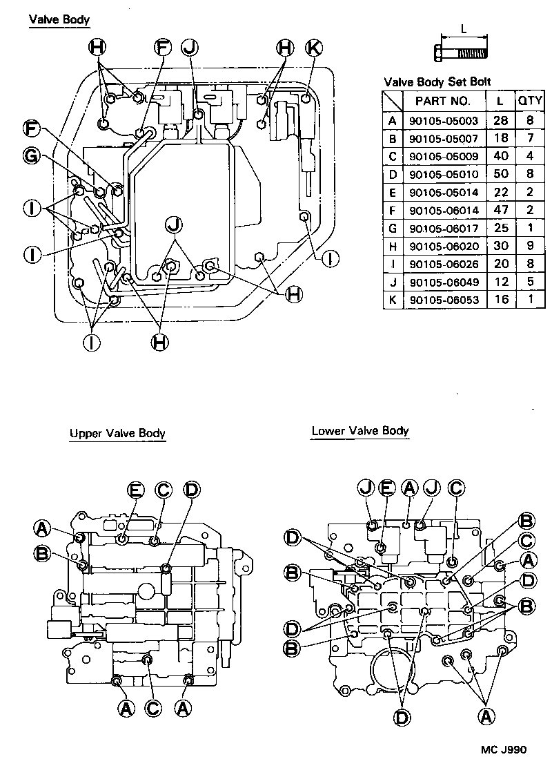  MR2 |  VALVE BODY OIL STRAINER ATM