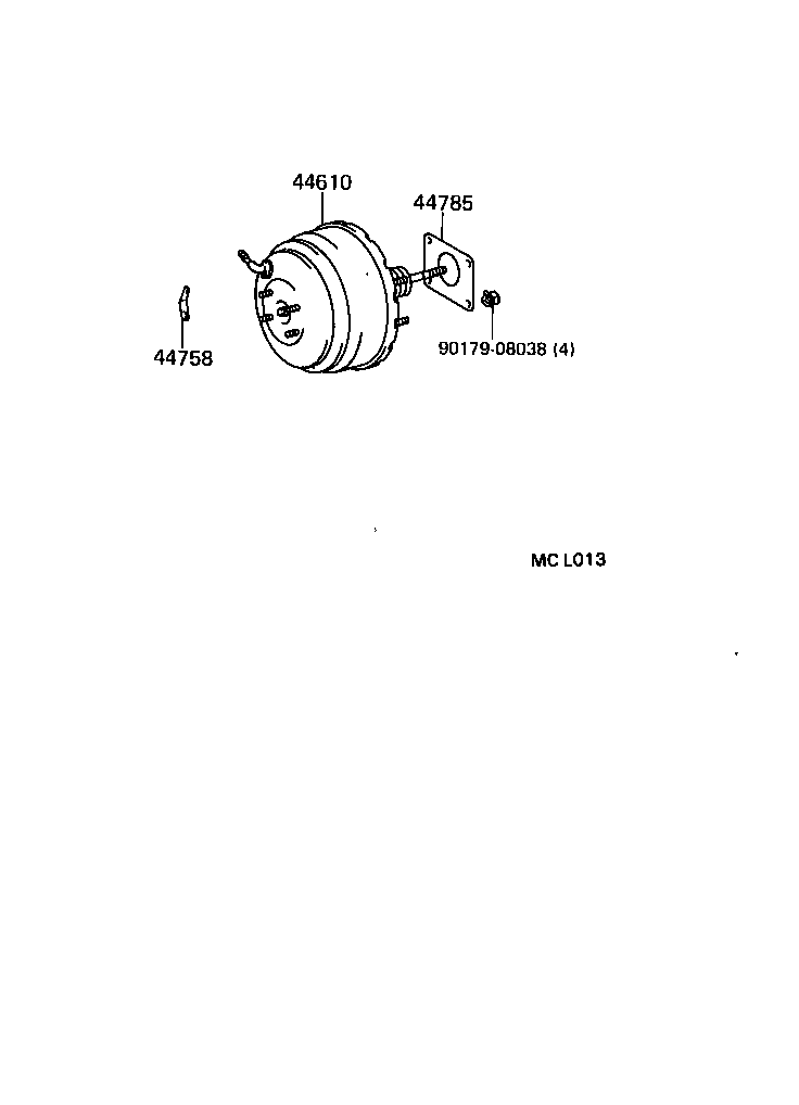  CRESSIDA |  BRAKE BOOSTER VACUUM TUBE