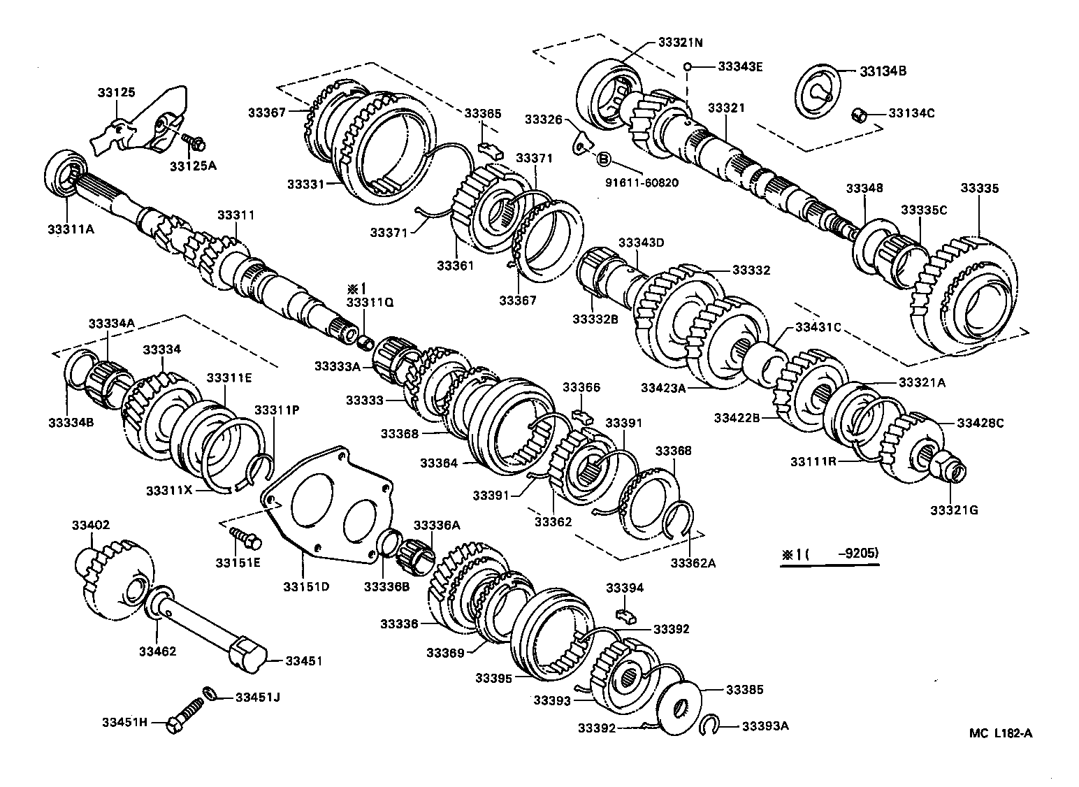  MR2 |  TRANSMISSION GEAR MTM