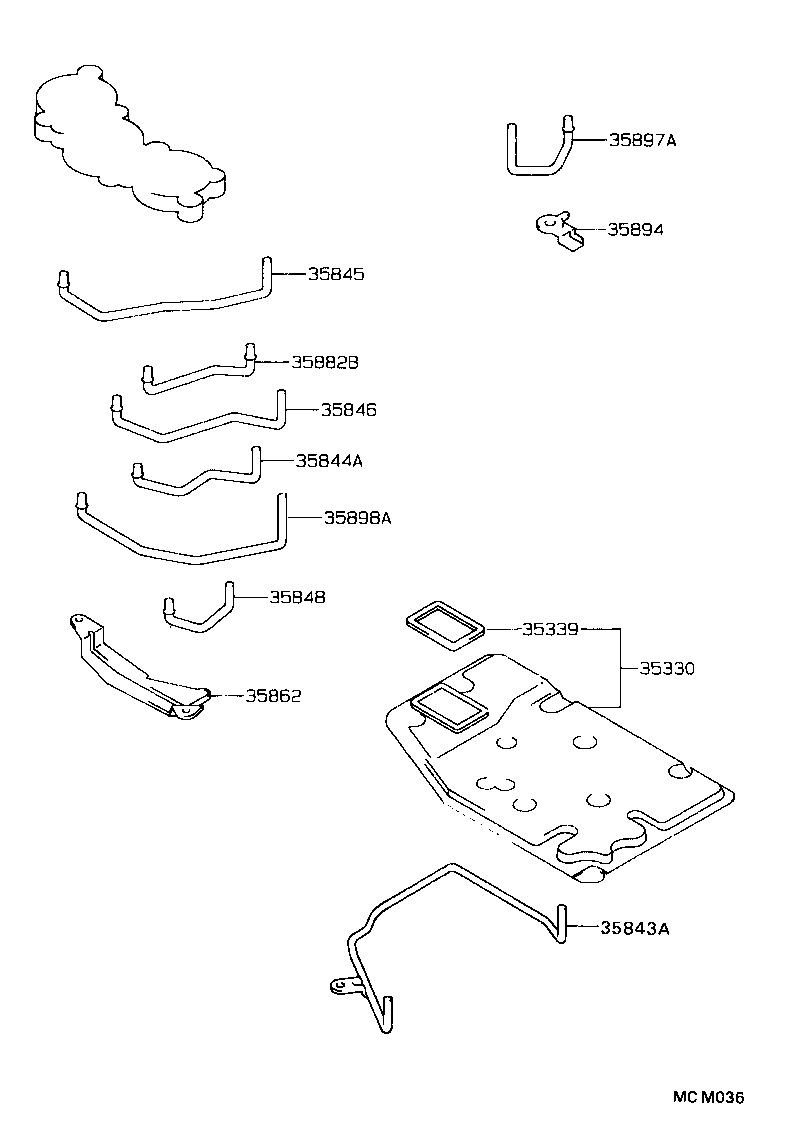  CAMRY NAP |  VALVE BODY OIL STRAINER ATM