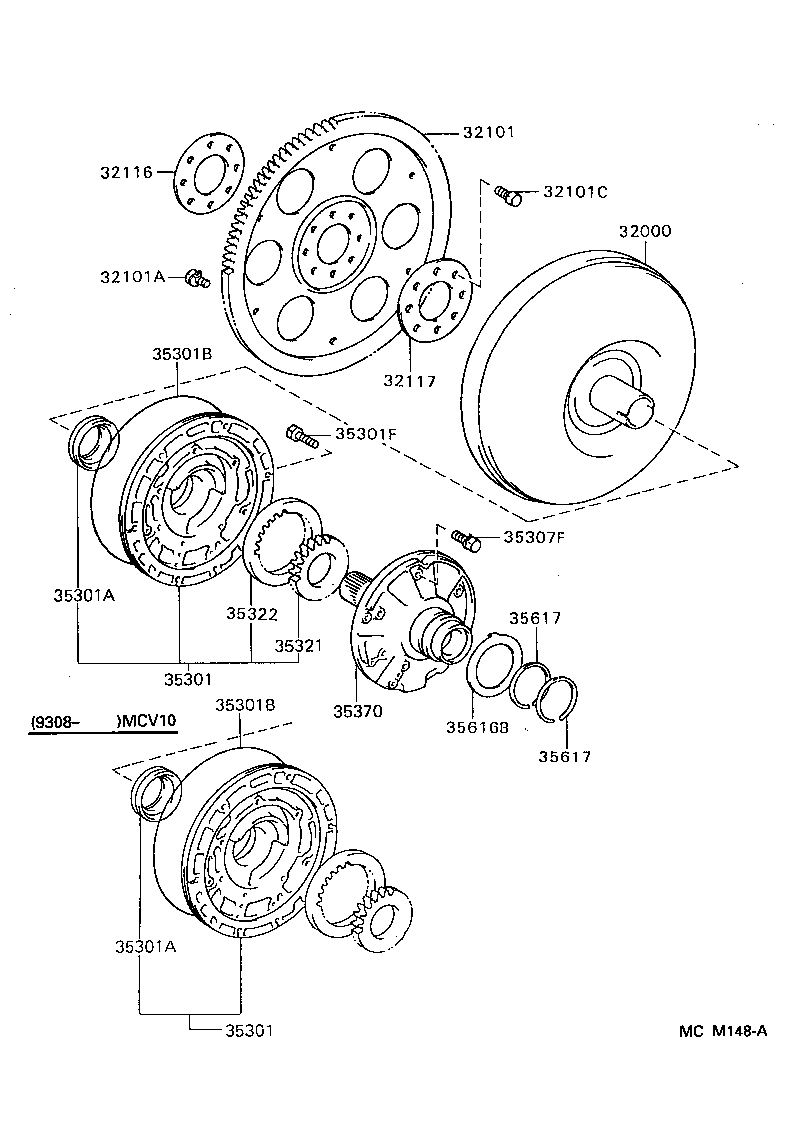  ES300 |  TORQUE CONVERTER FRONT OIL PUMP CHAIN ATM