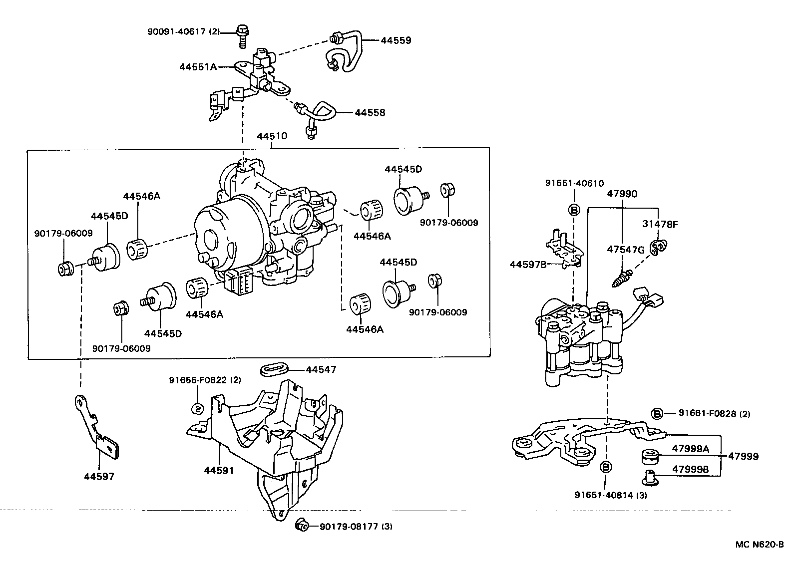  LS400 |  BRAKE TUBE CLAMP