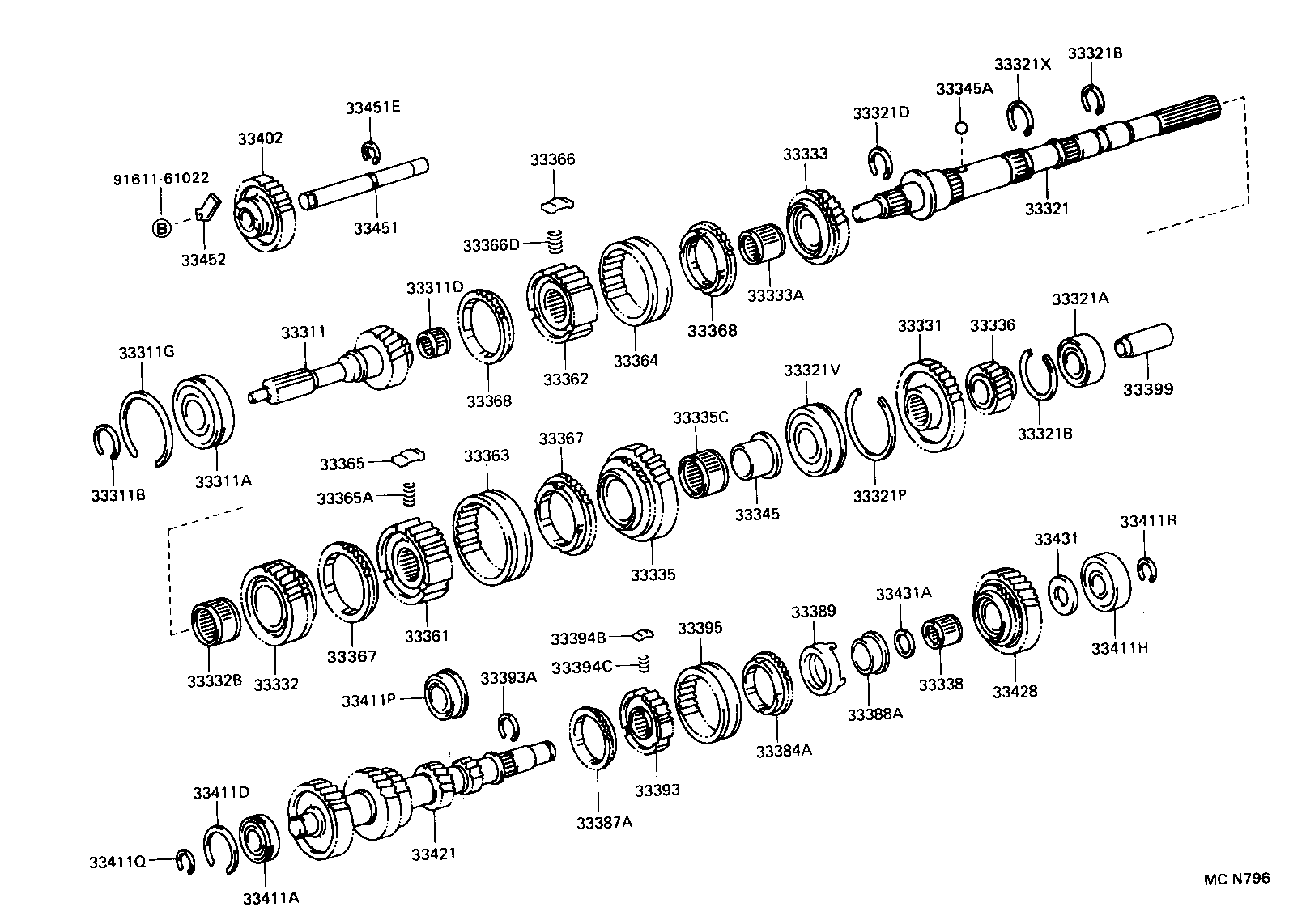  4 RUNNER TRUCK |  TRANSMISSION GEAR MTM