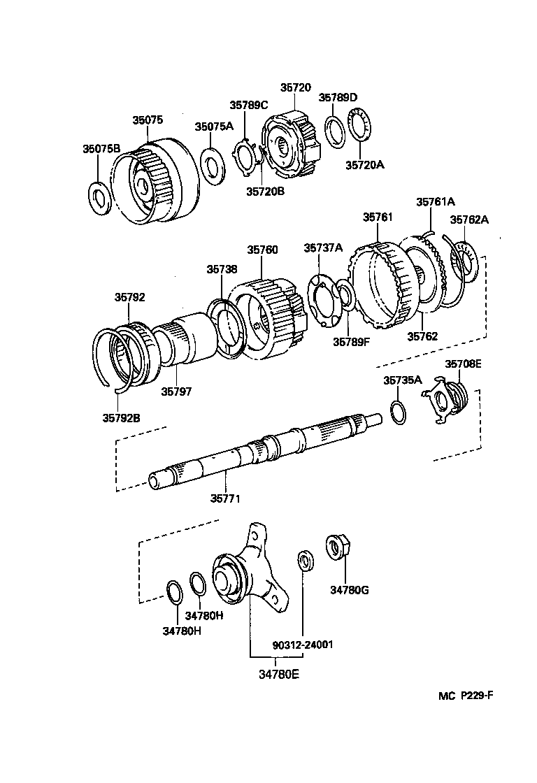  GS300 |  PLANETARY GEAR REVERSE PISTON COUNTER GEAR ATM