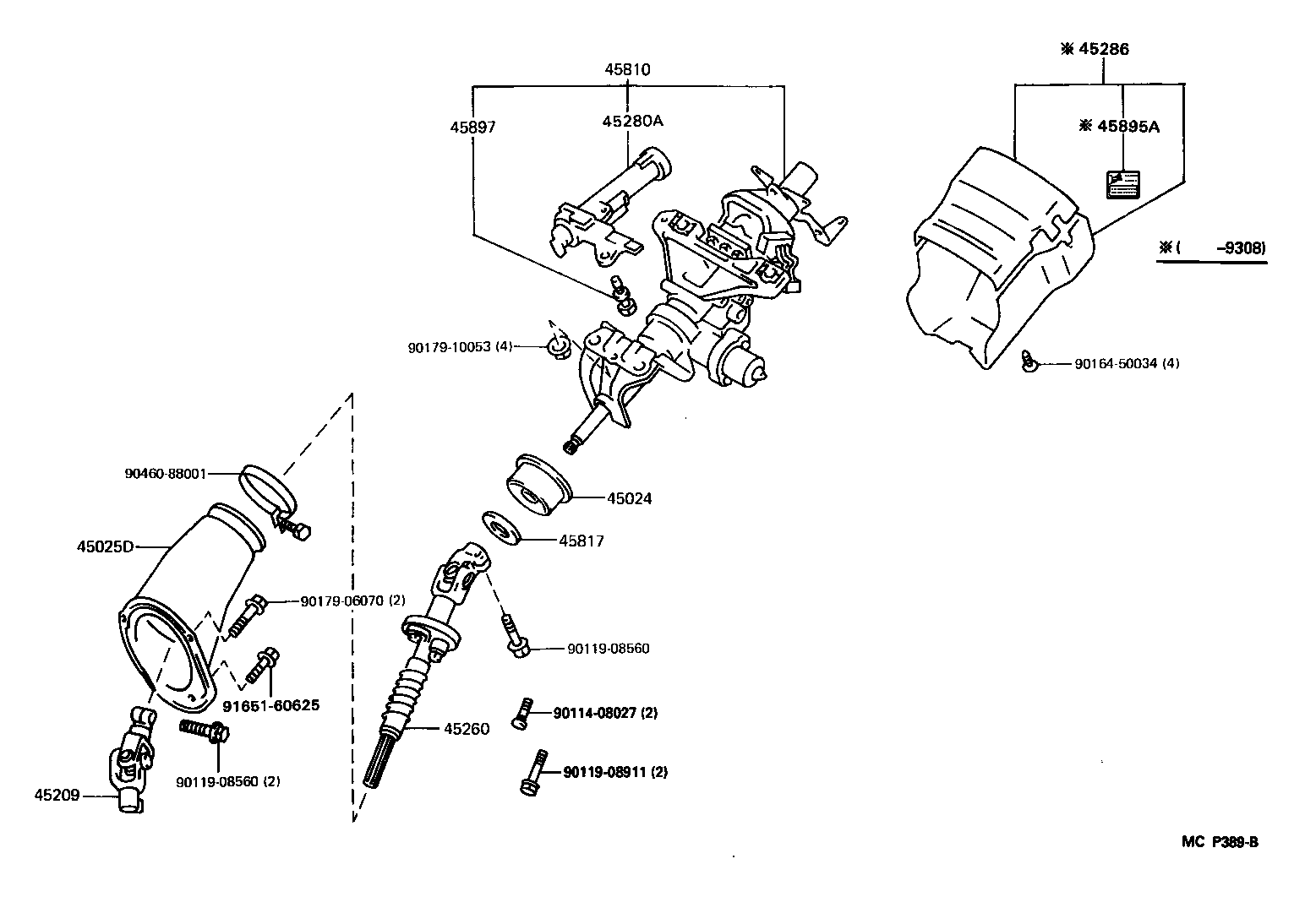  GS300 |  STEERING COLUMN SHAFT