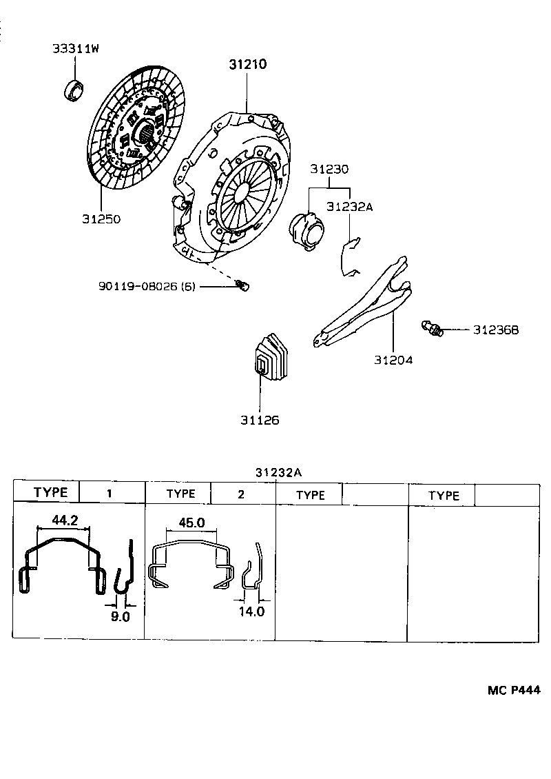  SUPRA |  CLUTCH RELEASE FORK