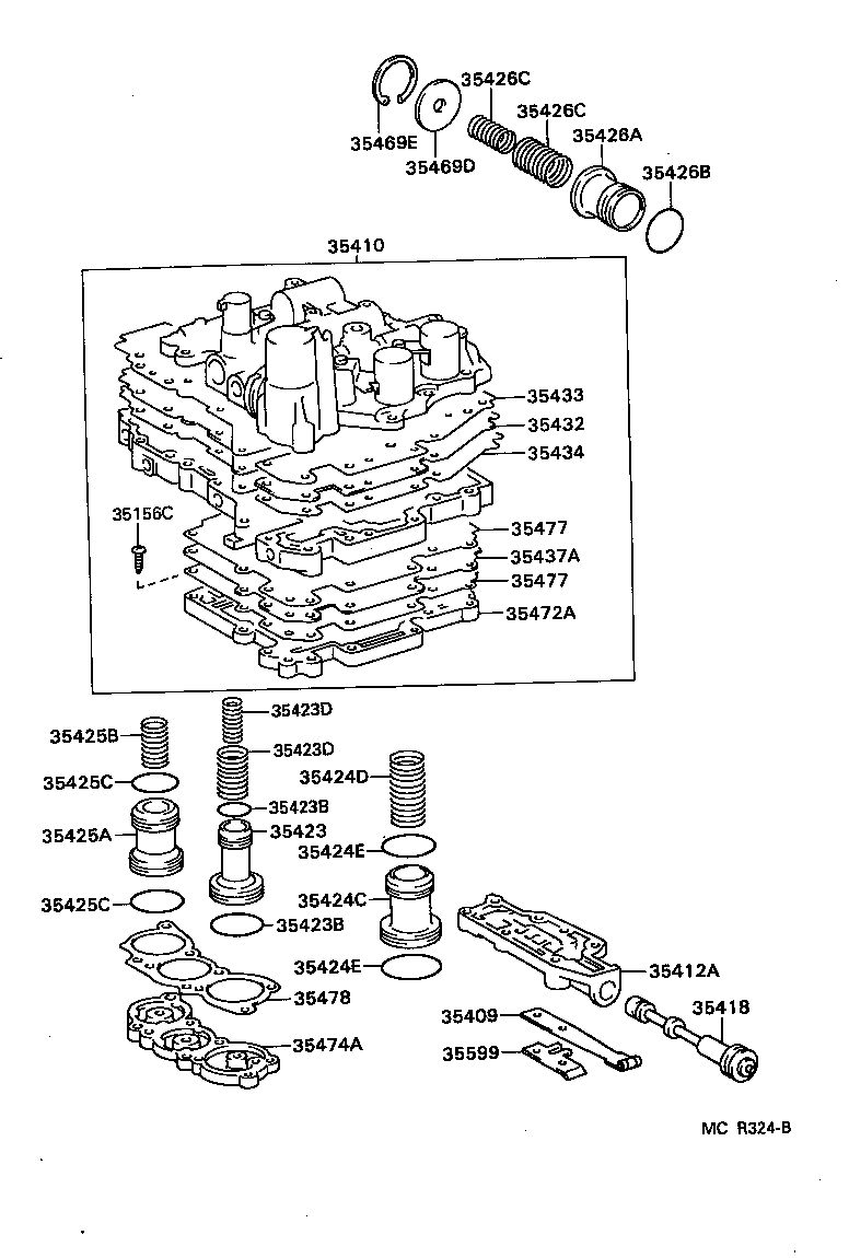  ES300 |  VALVE BODY OIL STRAINER ATM