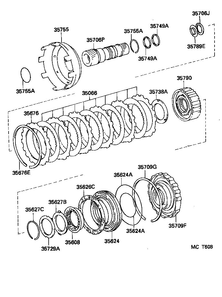  GS300 |  CENTER SUPPORT PLANETARY SUN GEAR ATM