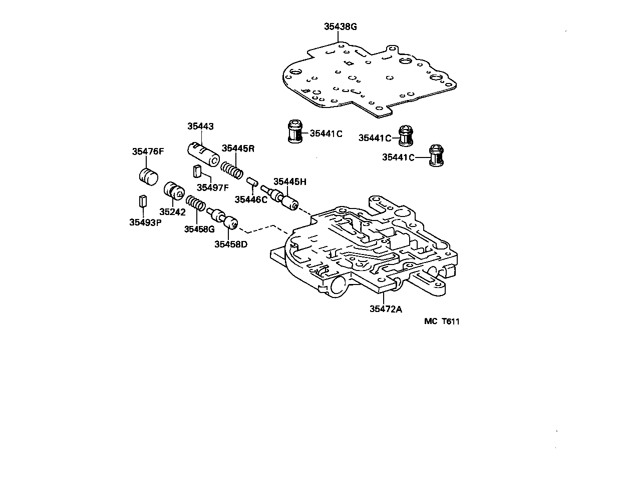  GS300 |  VALVE BODY OIL STRAINER ATM