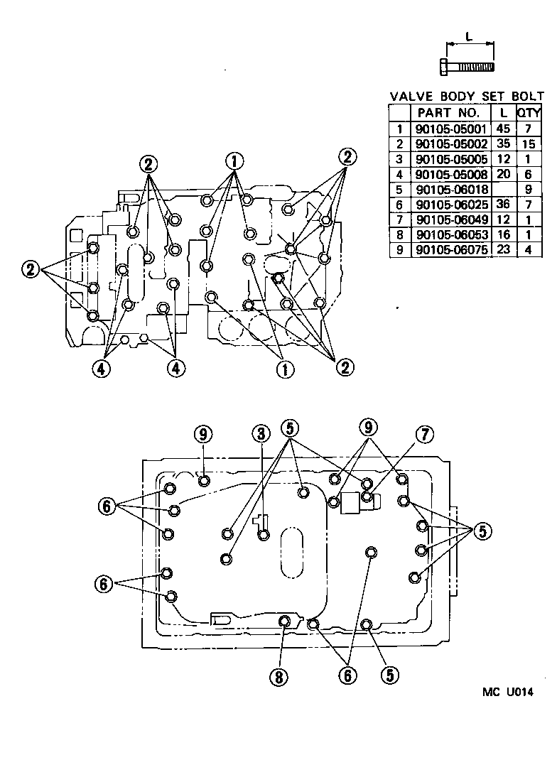  SUPRA |  VALVE BODY OIL STRAINER ATM