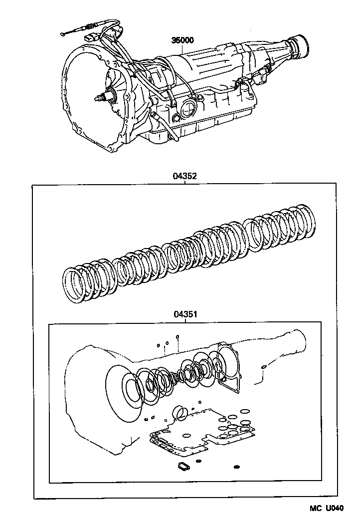  GS300 |  TRANSAXLE OR TRANSMISSION ASSY GASKET KIT ATM