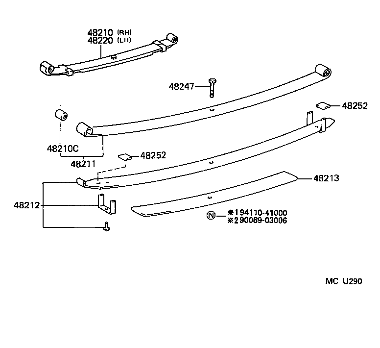  4 RUNNER TRUCK |  REAR SPRING SHOCK ABSORBER