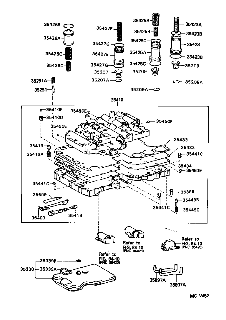  SUPRA |  VALVE BODY OIL STRAINER ATM