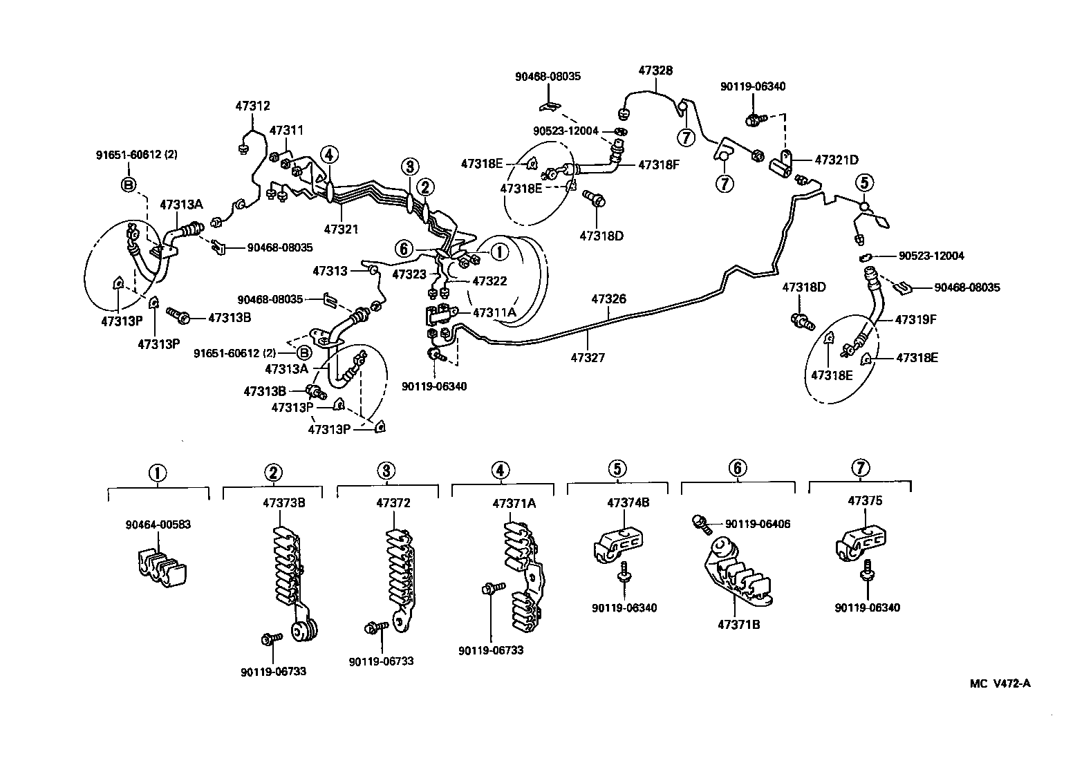  SUPRA |  BRAKE TUBE CLAMP