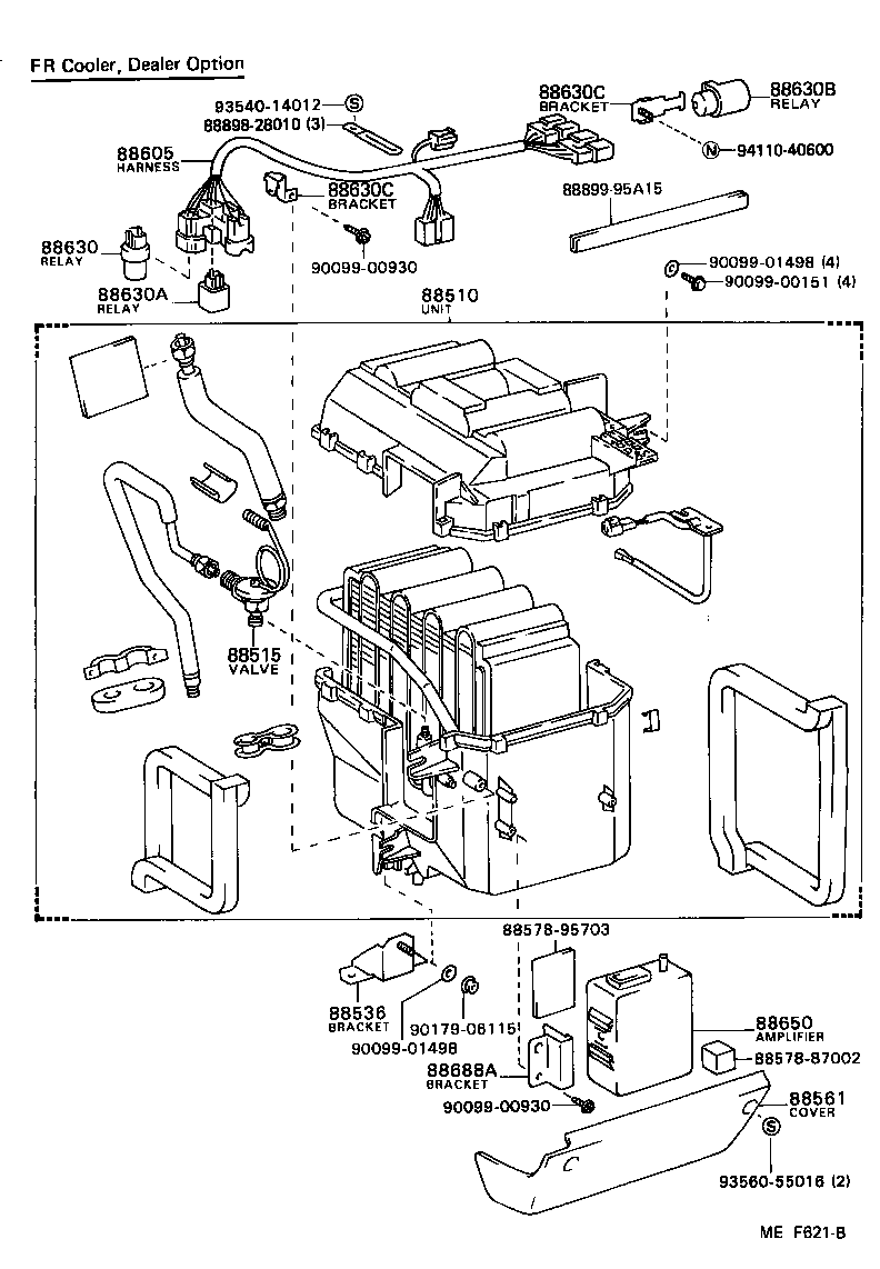  VAN |  HEATING AIR CONDITIONING COOLER UNIT