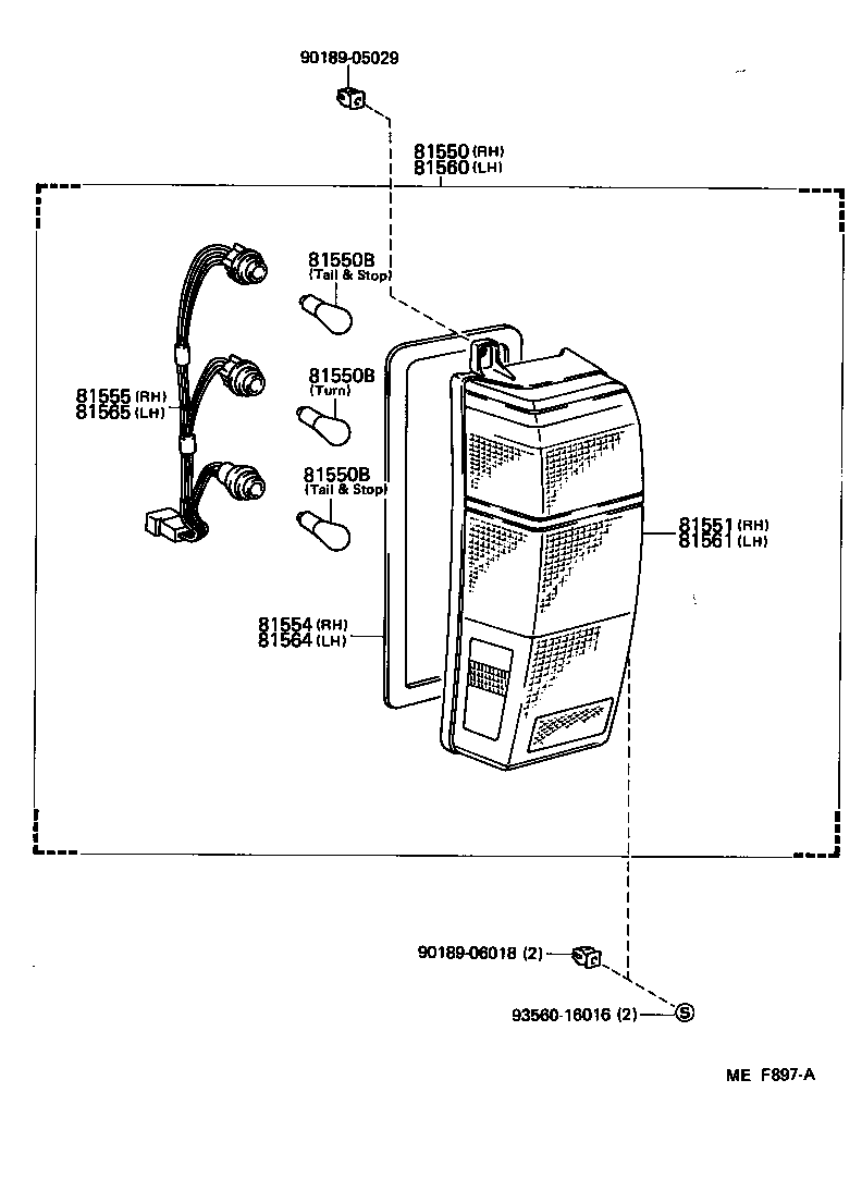  VAN |  REAR COMBINATION LAMP