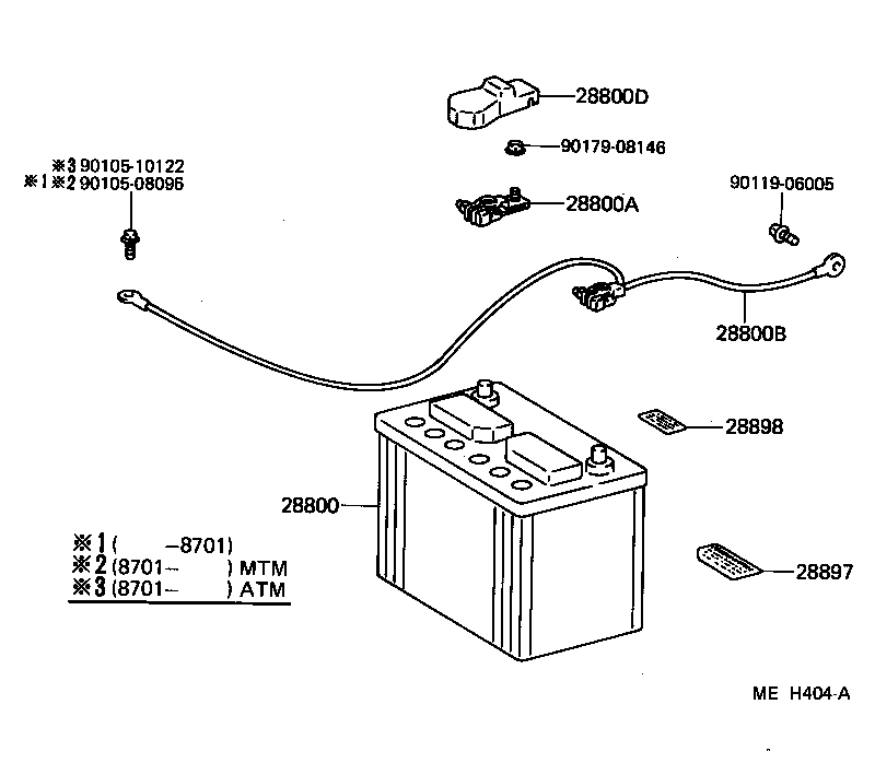  CAMRY |  BATTERY BATTERY CABLE