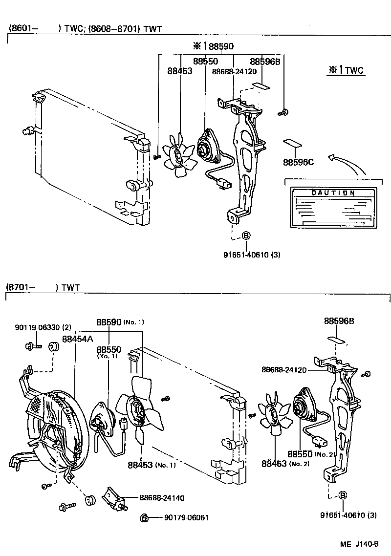  SUPRA |  HEATING AIR CONDITIONING COOLER PIPING