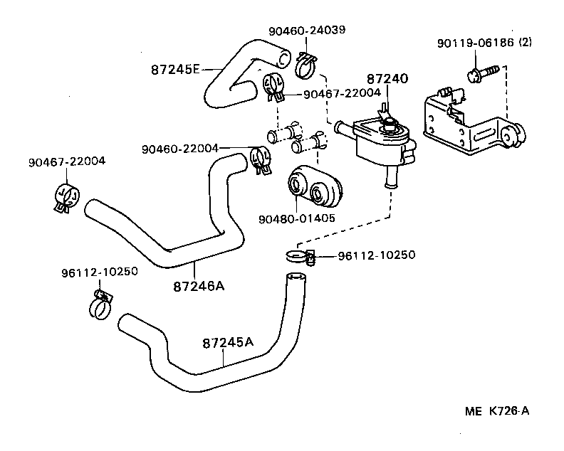  CAMRY |  HEATING AIR CONDITIONING WATER PIPING